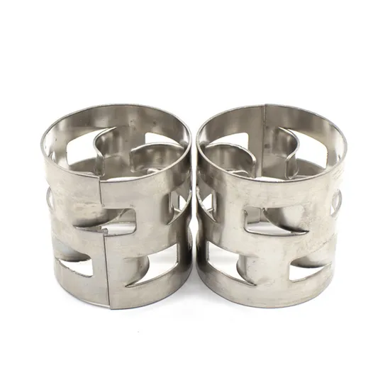 SS304 Stainless Steel Pall Ring Random Tower Packing for Chemical Scrubbers